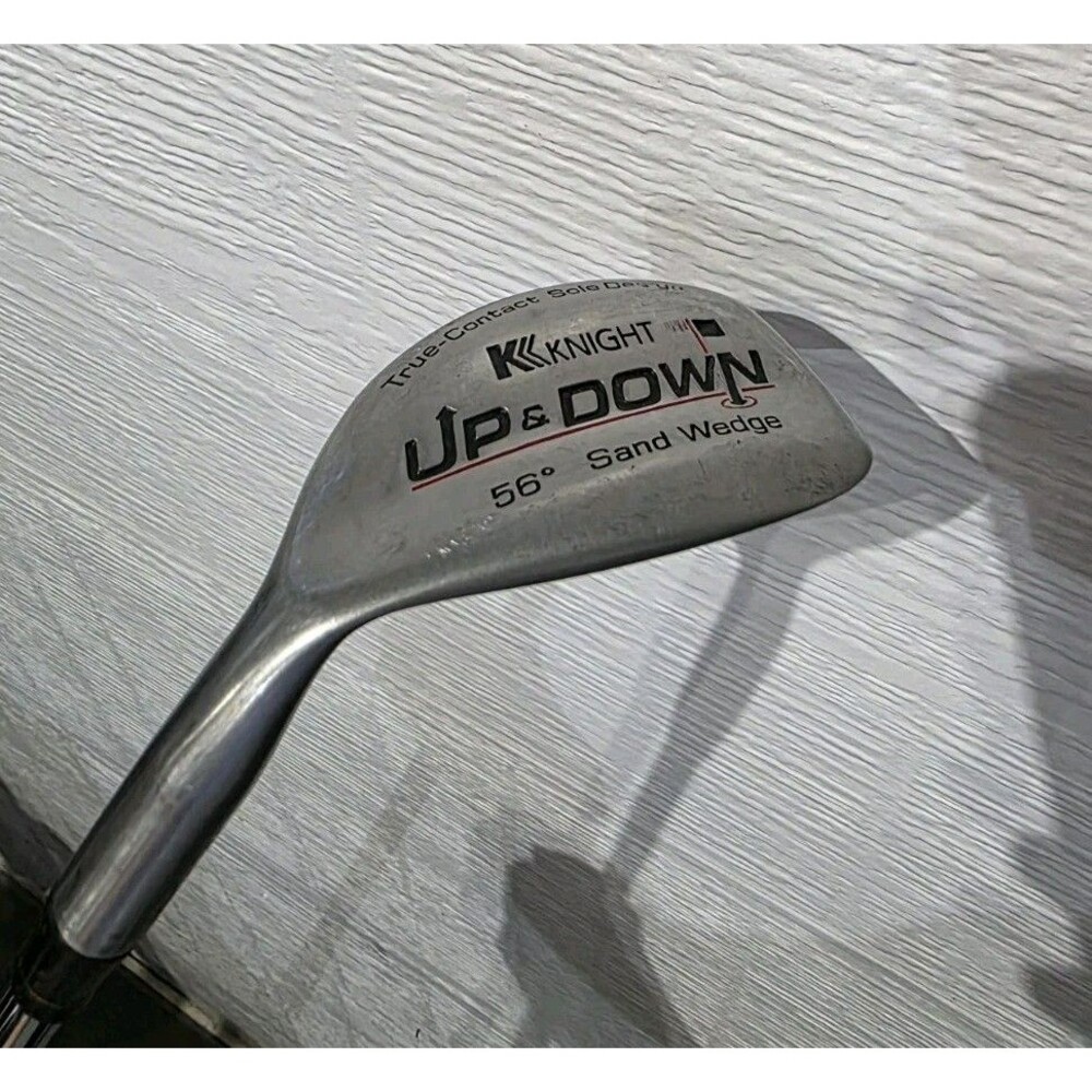 Knight Up and Down 56° Sand Wedge True-Contact Sole Des. Stiff Flex Steel Shaft - Picture 16 of 16